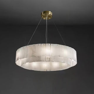 Zelaean Albâtre Ronde Pendentif Lumière