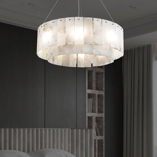 Zelaean Albâtre Ronde Pendentif Lumière