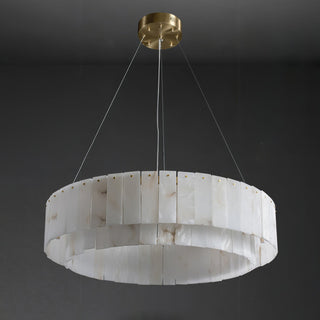 Zelaean Albâtre Ronde Pendentif Lumière