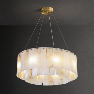 Zelaean Albâtre Ronde Pendentif Lumière