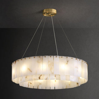 Zelaean Albâtre Ronde Pendentif Lumière