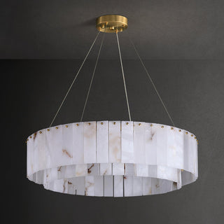 Zelaean Albâtre Ronde Pendentif Lumière