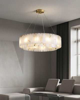 Zelaean Albâtre Ronde Pendentif Lumière