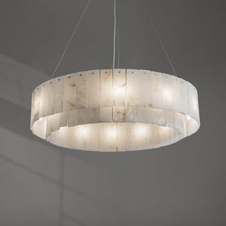 Zelaean Albâtre Ronde Pendentif Lumière