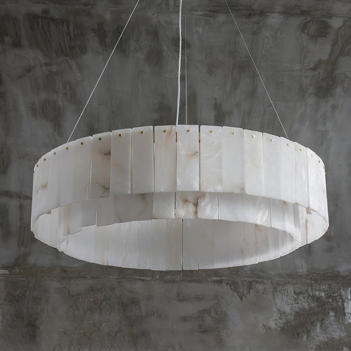 Zelaean Albâtre Ronde Pendentif Lumière