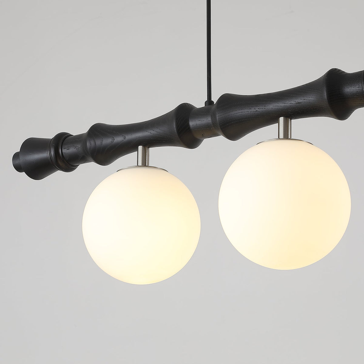 Bivio Wooden Pendant Light-Neutral Decor