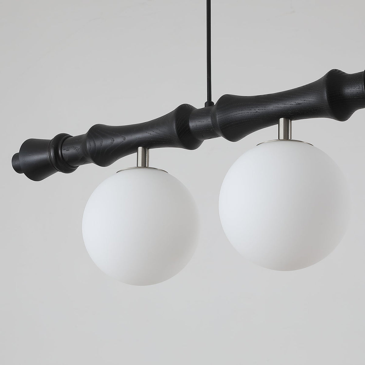 Bivio Wooden Pendant Light-Neutral Decor
