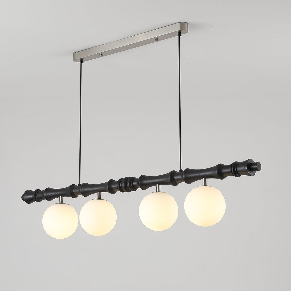 Bivio Wooden Pendant Light-Neutral Decor