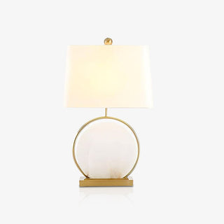 Cirilina Ring Base Alabaster Table Lamp-Neutral Decor