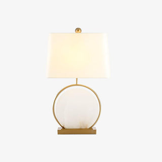 Cirilina Ring Base Alabaster Table Lamp-Neutral Decor