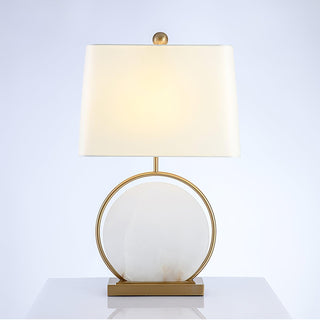 Cirilina Ring Base Alabaster Table Lamp-Neutral Decor