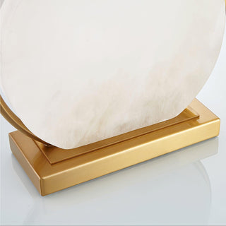Cirilina Ring Base Alabaster Table Lamp-Neutral Decor