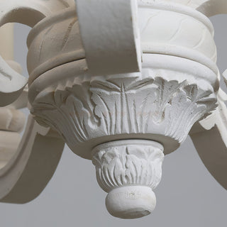Olrinila Lustre en Bois Sculpté à la Main Pilier Romain-Luire