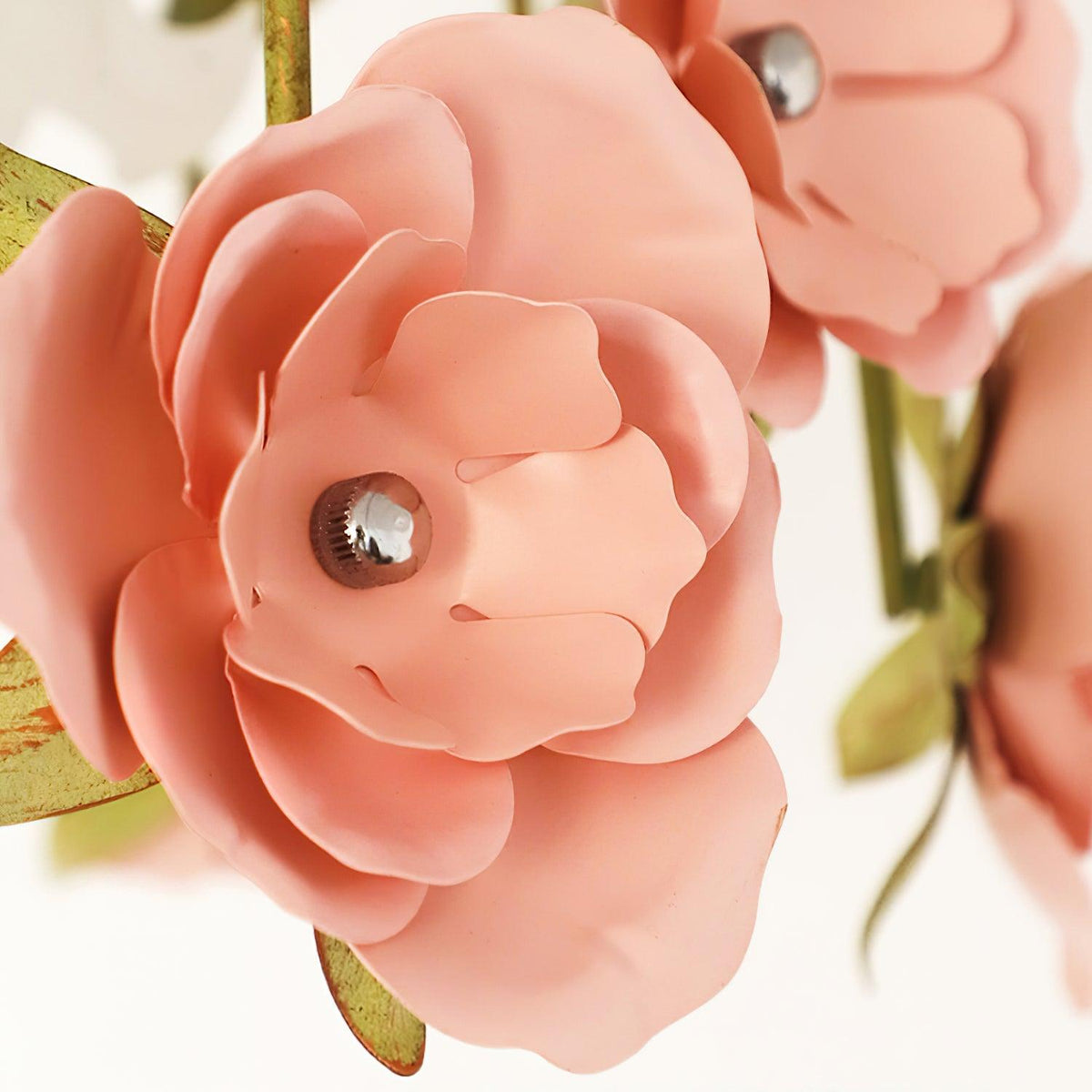 Ceiling Light Metal Canopy Floral Blossom Romantic Ambience-Neutral Decor