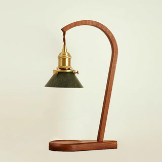 Aldorira Bois Lampe de Table Moderne du Milieu du Siècle