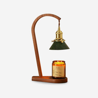 Aldorira Bois Lampe de Table Moderne du Milieu du Siècle