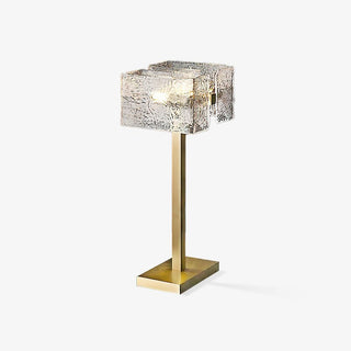 Blyn Lampe de Table Laiton Verre Artistique de Table