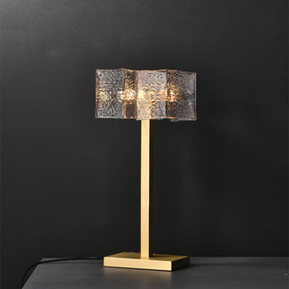 Blyn Lampe de Table Laiton Verre Artistique de Table