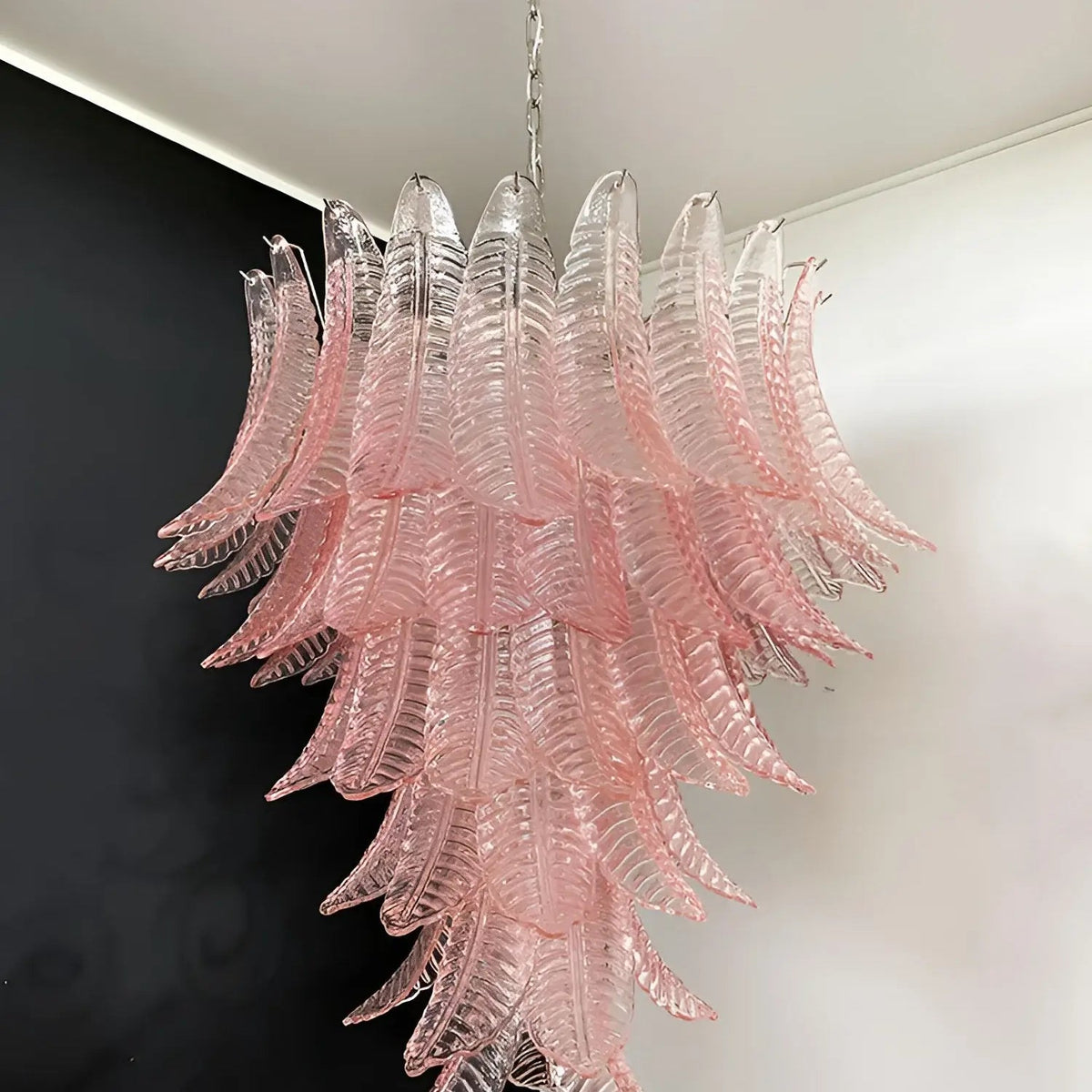 Wilaira Lustre en Verre Cascadant Romantique