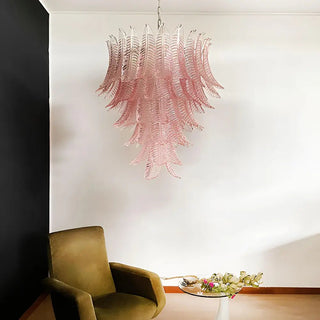 Aurora Lustre en Verre Cascadant Romantique