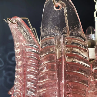 Aurora Lustre en Verre Cascadant Romantique