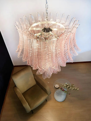 Aurora Lustre en Verre Cascadant Romantique