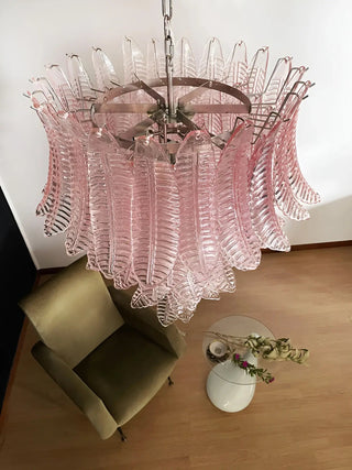 Aurora Lustre en Verre Cascadant Romantique