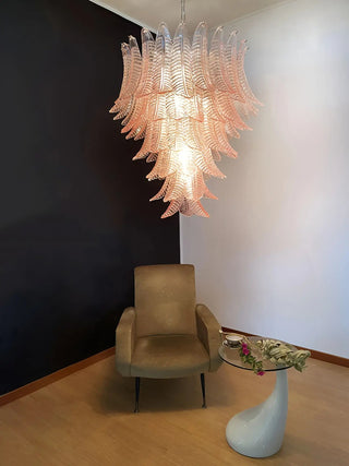 Aurora Lustre en Verre Cascadant Romantique