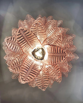 Aurora Lustre en Verre Cascadant Romantique