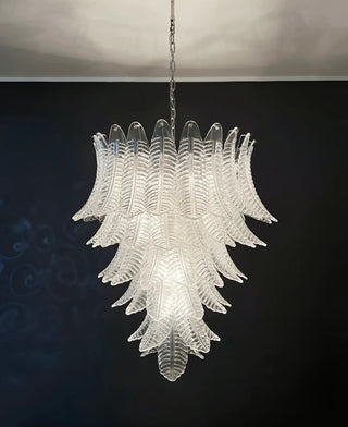 Aurora Lustre Transparent Verre Feuille Cascadant Élégant