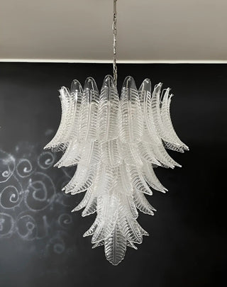 Aurora Lustre Transparent Verre Feuille Cascadant Élégant