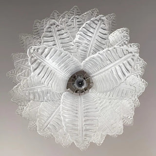 Aurora Lustre Transparent Verre Feuille Cascadant Élégant