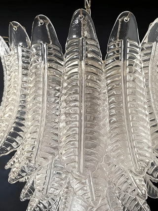 Aurora Lustre Transparent Verre Feuille Cascadant Élégant