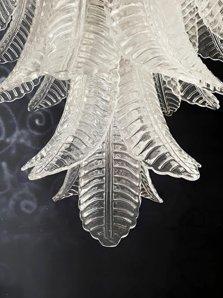 Aurora Lustre Transparent Verre Feuille Cascadant Élégant