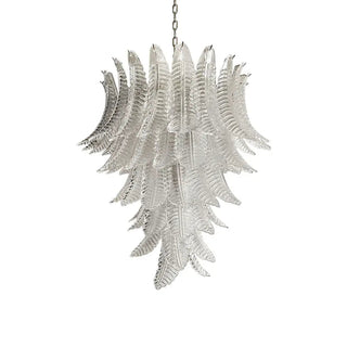 Aurora Lustre Transparent Verre Feuille Cascadant Élégant