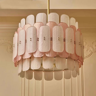 Rosalinne Petal Chandelier-Neutral Decor