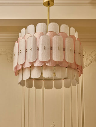 Rosalinne Petal Chandelier-Neutral Decor