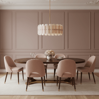Rosalinne Petal Chandelier-Neutral Decor