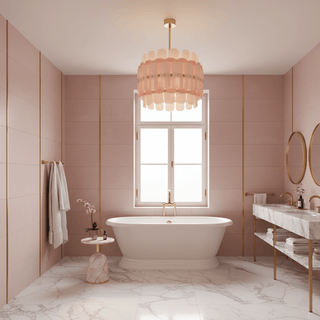 Rosalinne Petal Chandelier-Neutral Decor