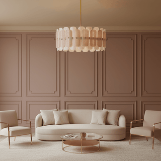 Rosalinne Petal Chandelier-Neutral Decor