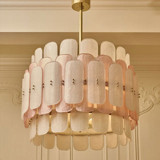 Rosalinne Petal Chandelier-Neutral Decor