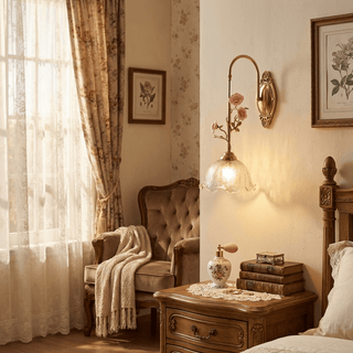 Rosamie Rose Wall Sconce-Neutral Decor