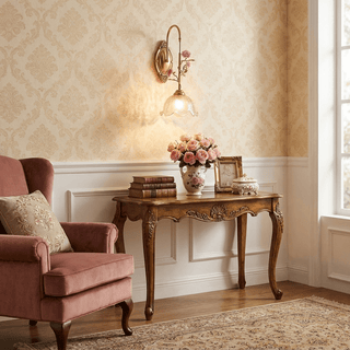 Rosamie Rose Wall Sconce-Neutral Decor