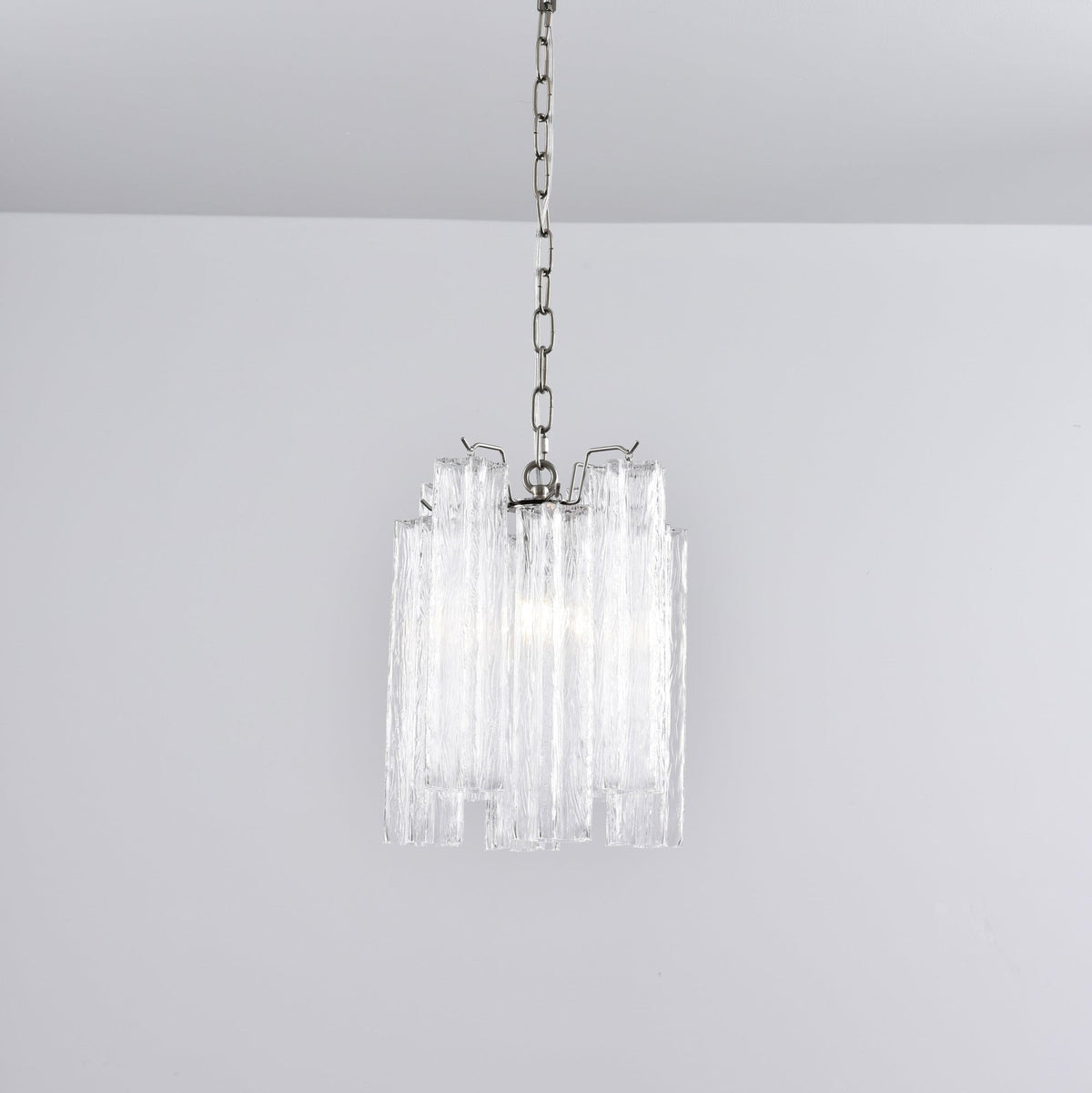 Peresa Lustre Rose Dégradé Murano Verre