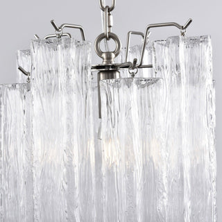 Aurora Lustre Rose Dégradé Murano Verre