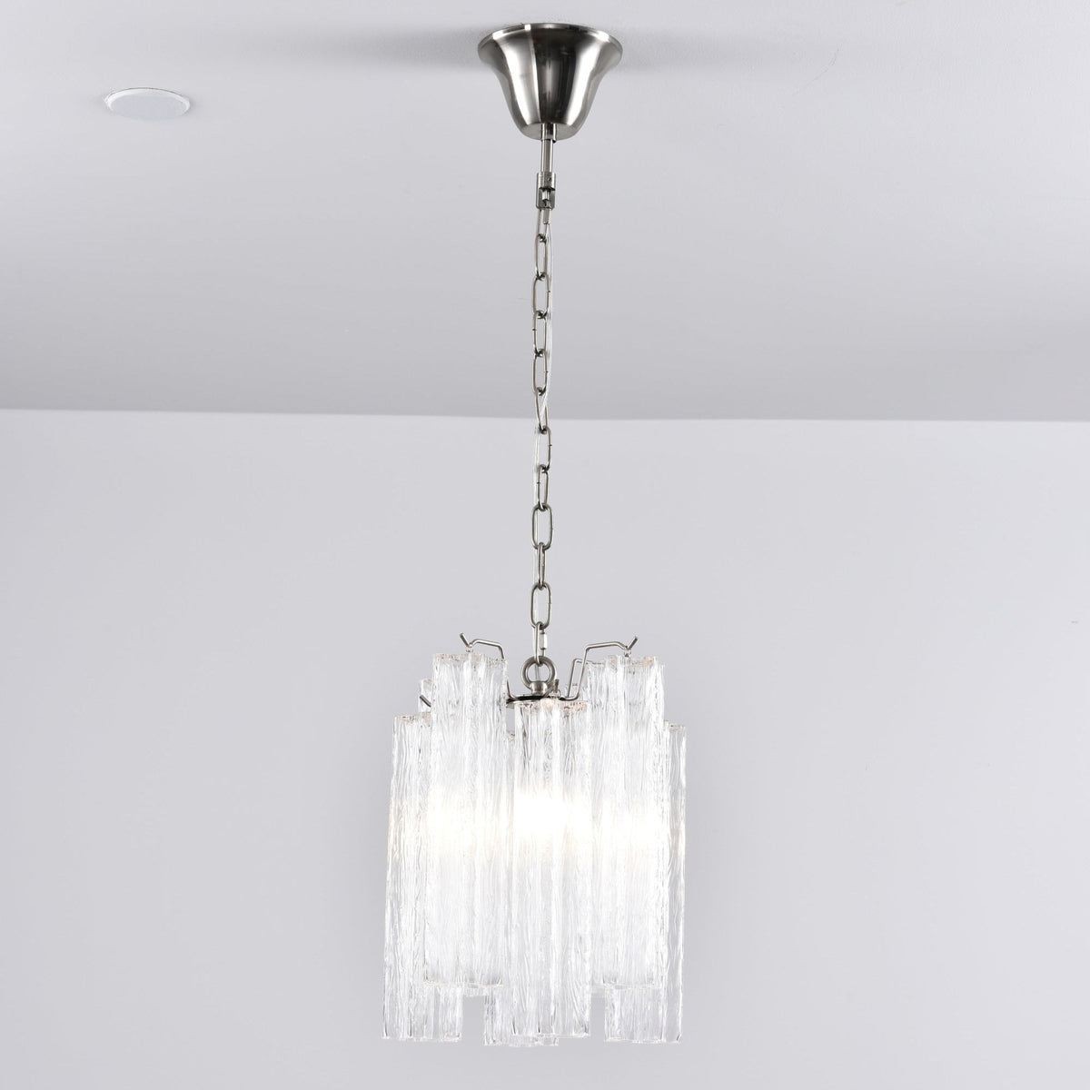 Peresa Lustre Rose Dégradé Murano Verre