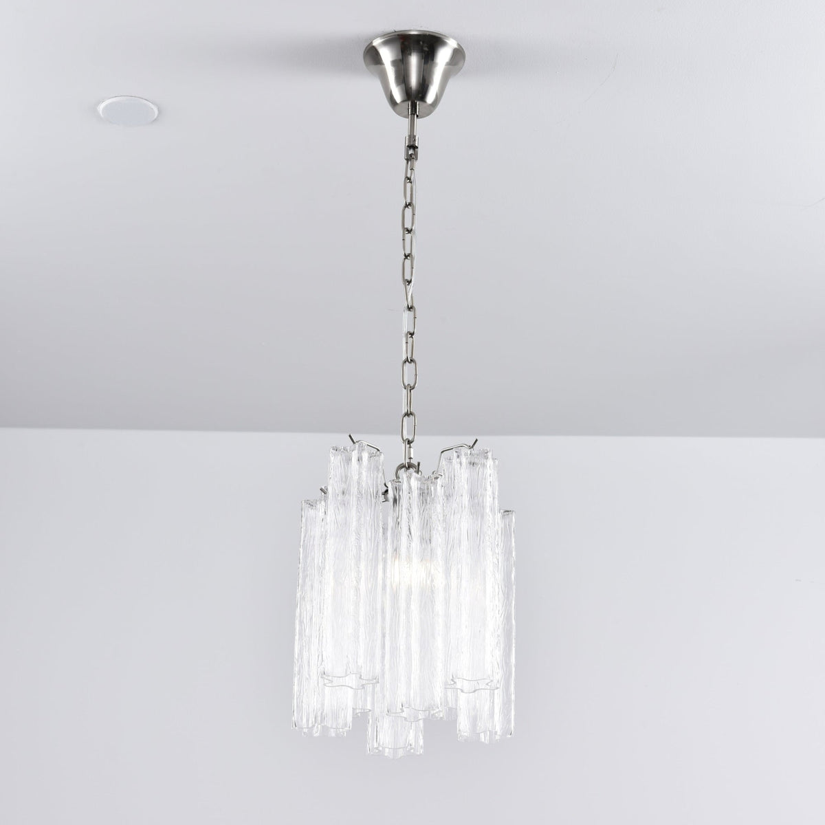 Peresa Lustre Rose Dégradé Murano Verre