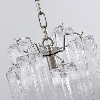 Aurora Lustre Rose Dégradé Murano Verre