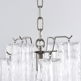 Aurora Lustre Rose Dégradé Murano Verre