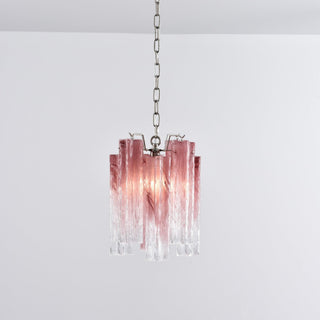 Aurora Lustre Rose Dégradé Murano Verre
